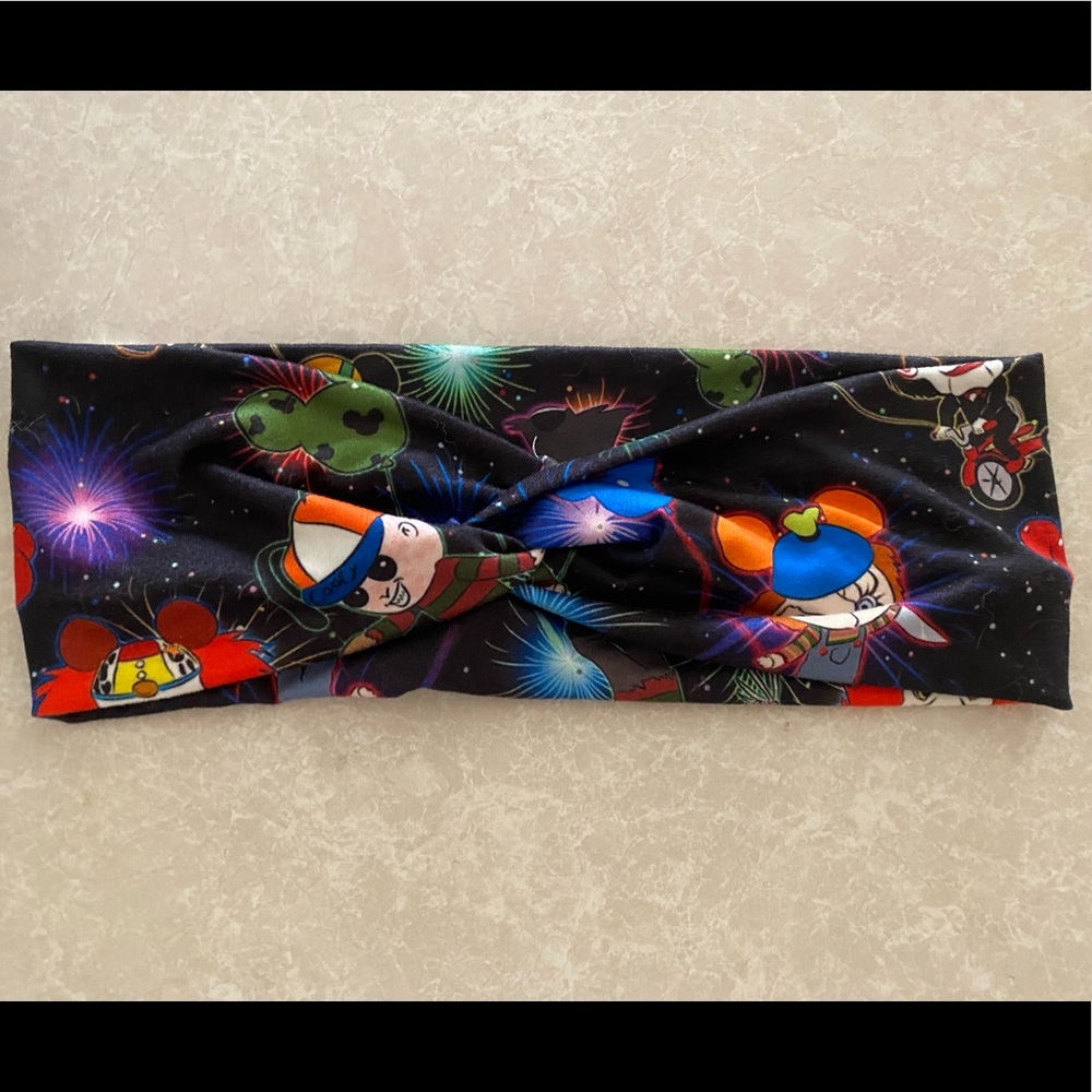 VERY cute Disney horror mash up head wrap headband
